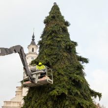 Ryškėja Kauno kalėdinės eglutės vaizdas: įžiebimas – jau penktadienį