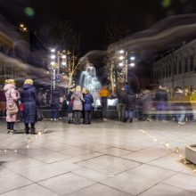 „Sielų upė“ Kaune paskleidė Vėlinių nuotaiką