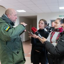 Svarbi misija Kaune: Ukrainos kariai mokomi naudotis akcijos „Radarom“ metu įsigytais radarais