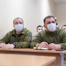 Svarbi misija Kaune: Ukrainos kariai mokomi naudotis akcijos „Radarom“ metu įsigytais radarais