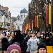 Vasario 16-oji Kaune – su šimtais vėliavų ir pasididžiavimo jausmu