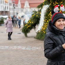 Šlapios ir vėjuotos Kalėdos – ne kliūtis džiaugtis šventėmis