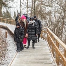 Atnaujinto Kadagių tako lankytojai: čia gražu bet kokiu oru