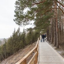 Atnaujinto Kadagių tako lankytojai: čia gražu bet kokiu oru