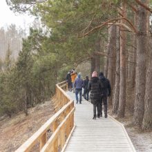 Atnaujinto Kadagių tako lankytojai: čia gražu bet kokiu oru