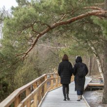 Atnaujinto Kadagių tako lankytojai: čia gražu bet kokiu oru