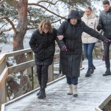 Atnaujinto Kadagių tako lankytojai: čia gražu bet kokiu oru