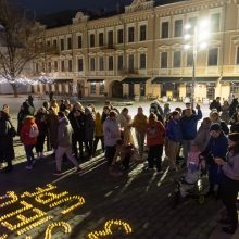 Laisvės alėja nuvilnijo skambanti „Sielų upė“