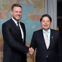 G. Landsbergis: laikas Lietuvai ir Japonijai stiprinti partnerystę saugumo srityje