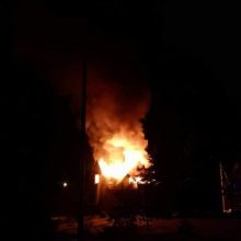 Pagalbos šauksmas iš Kruonio miestelio: ugnis šeimą paliko be namų