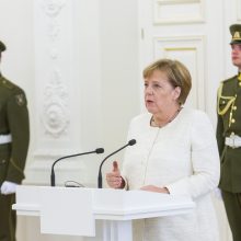 A. Merkel negailėjo komplimentų nei D. Grybauskaitei, nei lietuviams