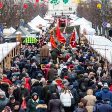 Vilniaus senamiestį užtvindė Kaziuko mugės lankytojai