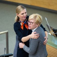 Premjerė toliau gina A. Bilotaitę: jai neturi tekti atsakomybė už viso Seimo sprendimą
