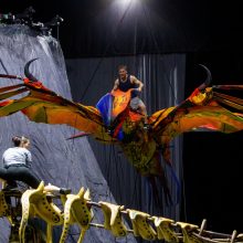 „Siemens“ arenoje įsikūrusi „Cirque du Soleil“ trupė parodė užkulisius