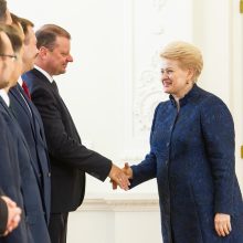 D. Grybauskaitė padėkojo Vyriausybei už bendrą darbą