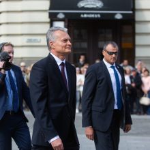 Gausios policijos pajėgos prižiūri G. Nausėdos inauguracijos renginius