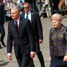 D. Grybauskaitė perdavė Prezidento rūmus G. Nausėdai