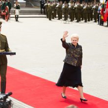 D. Grybauskaitė perdavė Prezidento rūmus G. Nausėdai