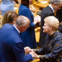 D. Grybauskaitės žinia: G. Nausėdai teks atsakomybė saugoti Konstituciją