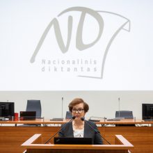 Nacionalinio diktanto dalyviai rašė B. Jonuškaitės tekstą