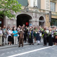 Į paskutinę kelionę išlydėtas teatro legenda aktorius G. Girdvainis