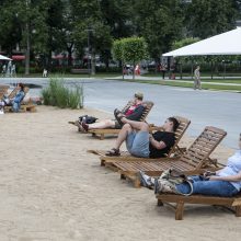 Kultūros paveldo komisija: paplūdimys Lukiškių aikštėje nedera su istorine reikšme