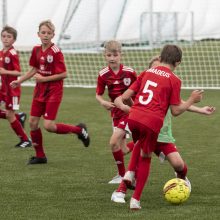 Atidarytas dengtas futbolo maniežas sostinės Pilaitėje