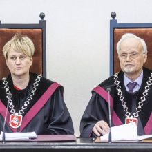 KT: teisėjų E. Laužiko ir V. Bavėjano atleidimai neprieštarauja Konstitucijai