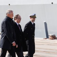 G. Nausėda: JAV karo laivo apsilankymas rodo sąjungininkų ryžtą užtikrinant mūsų saugumą