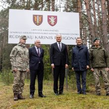 Šalčininkų rajone oficialiai atidarytas Rūdninkų karinis poligonas