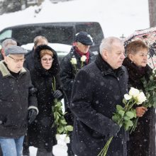 Į paskutinę kelionę išlydėtas buvęs Lietuvos premjeras A. Šleževičius