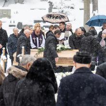 Į paskutinę kelionę išlydėtas buvęs Lietuvos premjeras A. Šleževičius