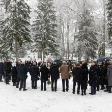 Į paskutinę kelionę išlydėtas buvęs Lietuvos premjeras A. Šleževičius