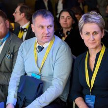 Lietuvos generalinė prokurorė konferencijoje susitiko su Ukrainos prezidentu