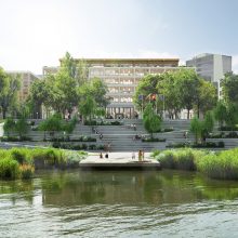 Seną instituto pastatą žadama paversti „Žmonių ministerija“ – su terasomis ir kavinėmis