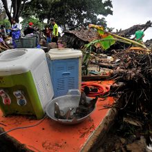 Pragaras Indonezijoje: apie pražūtingą cunamį žmonės nebuvo įspėti