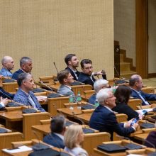 Įvykiai Seime E. Gentvilui primena 1992 metus: prisiminė „šliaužiantį perversmą“