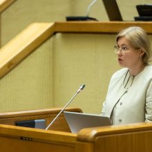 Seimo vadovė: dabar mėginti blokuoti parlamento darbą yra neatsakinga