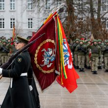 G. Nausėda kariuomenės minėjime: Lietuva išlieka Rusijos imperinių ambicijų taikinyje