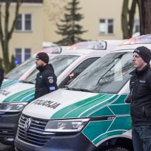 Policijai – 38 nauji automobiliai, vieną jų perduos kolegoms Ukrainoje