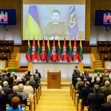 Laisvės premiją pelnęs V. Zelenskis: jūs nė vieną minutę neišdavėte laisvės