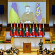 Laisvės premiją pelnęs V. Zelenskis: jūs nė vieną minutę neišdavėte laisvės