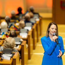 Laisvės premiją pelnęs V. Zelenskis: jūs nė vieną minutę neišdavėte laisvės