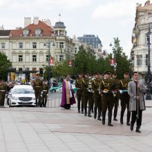 Atsisveikinimas su A. Adamkiene: išreikšti pagarbą plūdo žmonės iš visos Lietuvos