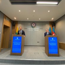 G. Landsbergis: Lietuvai svarbu, kad ES ir Azerbaidžaną sietų glaudesni ryšiai