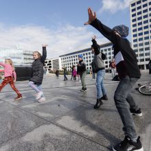 Judėjimo sveikuoliai okupavo Vienybės aikštę: kai kurie jų tokiais tapo tik šiandien