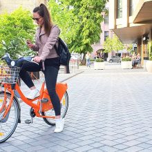 „Cyclocity Vilnius“ dviračių sistema tapo išmani: nuo šiol užtenka telefono