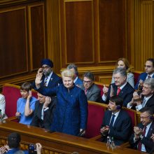 D. Grybauskaitė naująjį Ukrainos prezidentą ragina „sutraiškyti“ oligarchinę sistemą