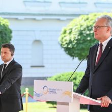 V. Zelenskis: svarbu, kad Ukraina neprarastų tikėjimo, jog gali tapti ES ir NATO nare