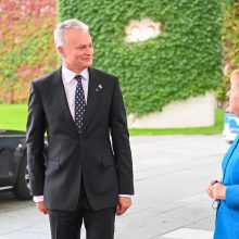 G. Nausėda susitiko su A. Merkel: aptarė migracijos, saugumo klausimus